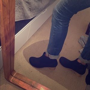 Dansko black booties